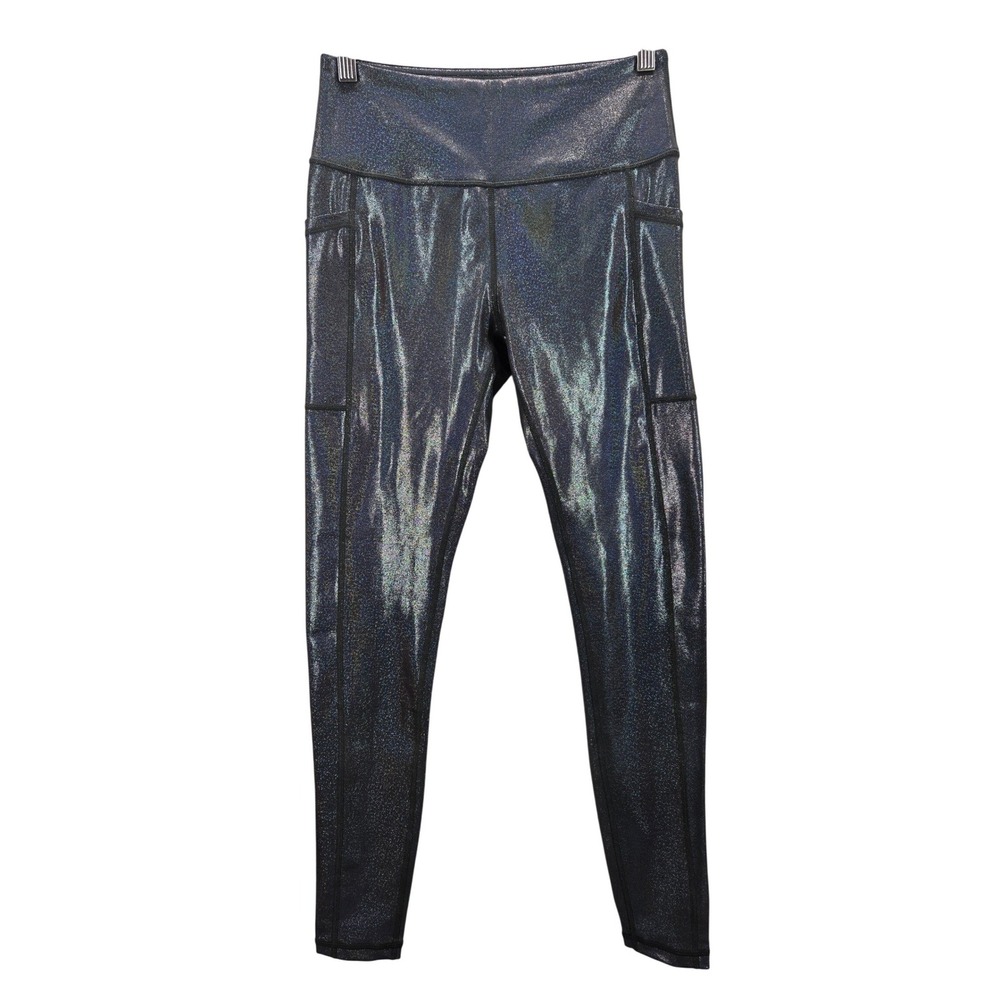 CVG Constantly Varied Gear Squats approved Holographic Shimmer Pocket Leggings S